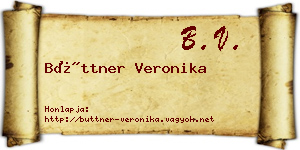 Büttner Veronika névjegykártya